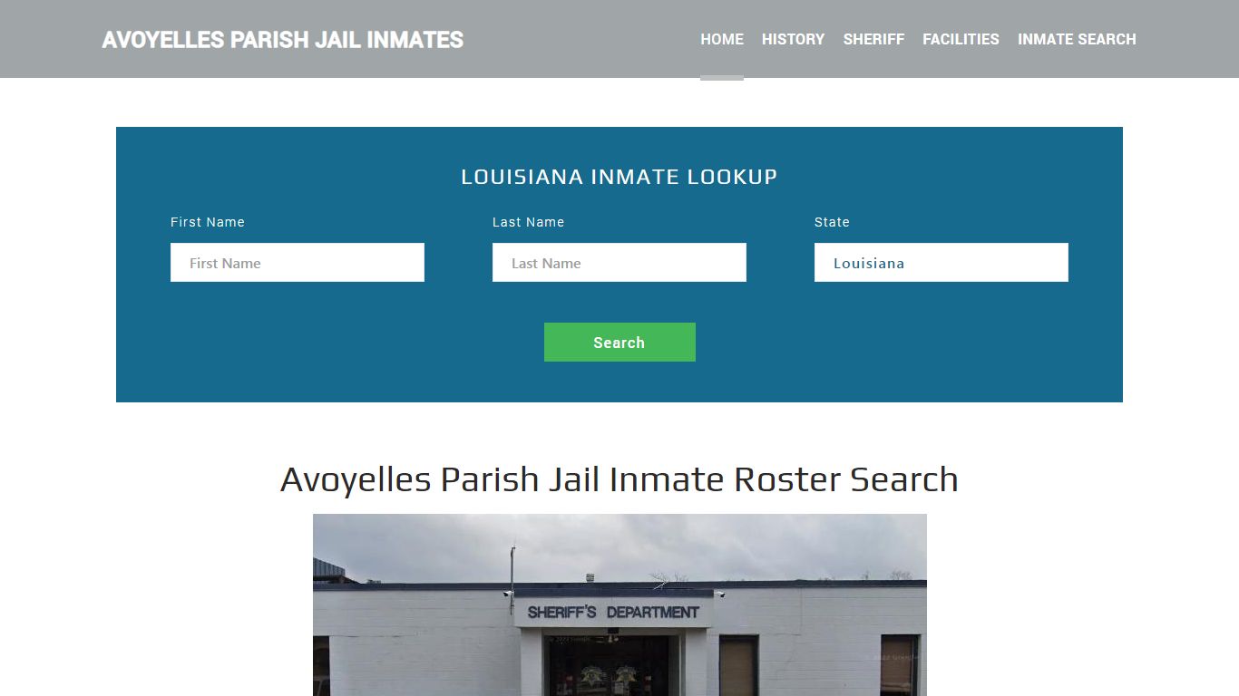 Avoyelles Parish Jail Inmate Roster Lookup, Marksville, LA